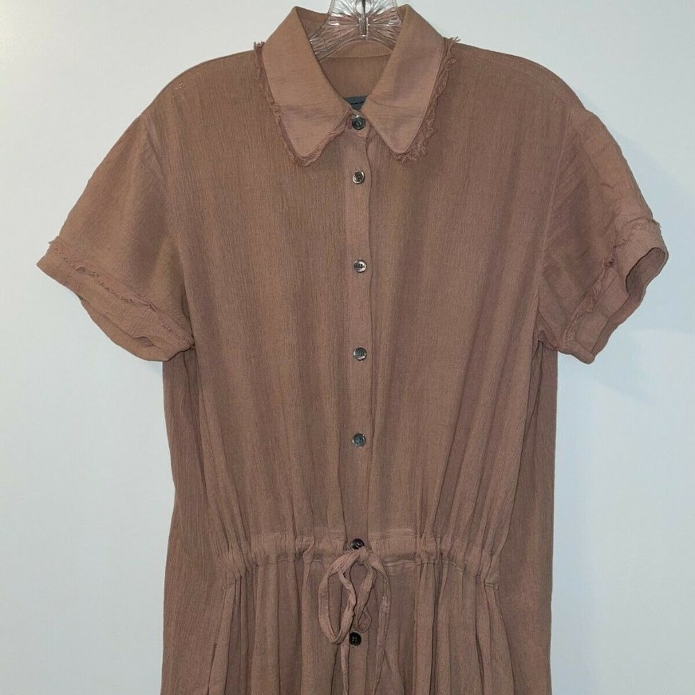 Raquel Allegra Dress Size 0 - Like New Condition in Dusty Rose - Short Sleeve